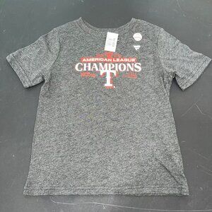 Texas Rangers‎ American League Champions Kids T-Shirt Size 5/6